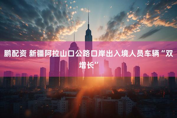 鹏配资 新疆阿拉山口公路口岸出入境人员车辆“双增长”