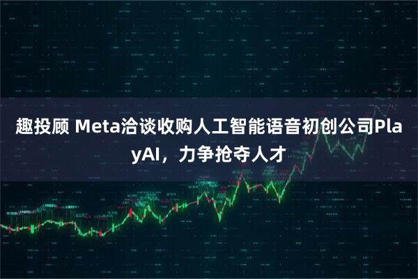 趣投顾 Meta洽谈收购人工智能语音初创公司PlayAI，力争抢夺人才