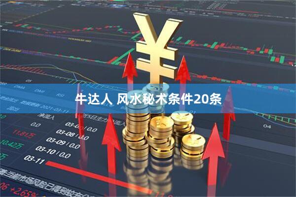 牛达人 风水秘术条件20条